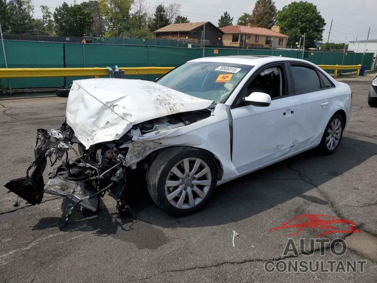 AUDI A4 2012 - WAUBFAFL7CN001052