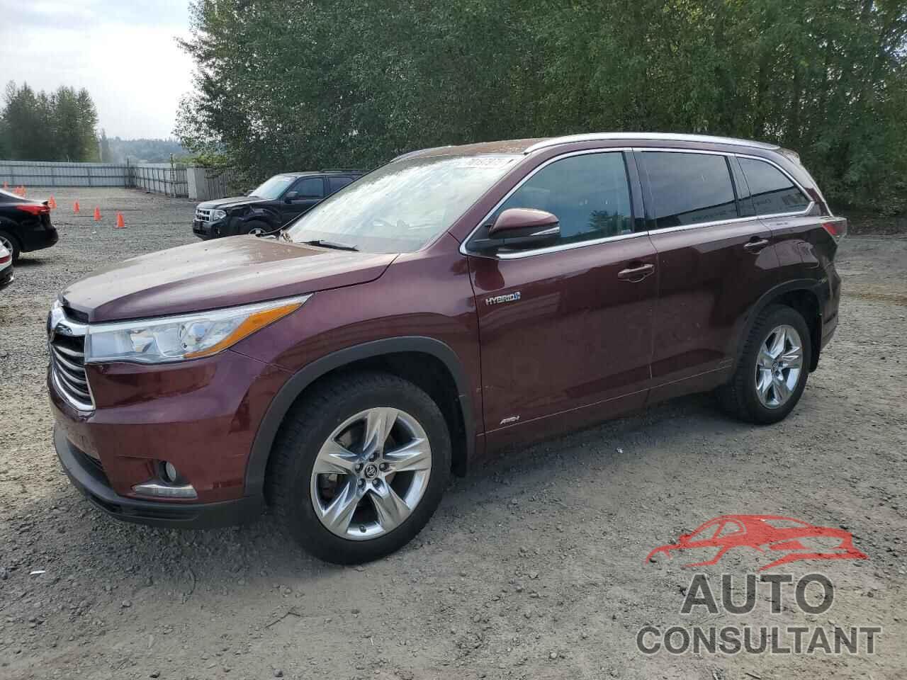 TOYOTA HIGHLANDER 2016 - 5TDDCRFH2GS014774