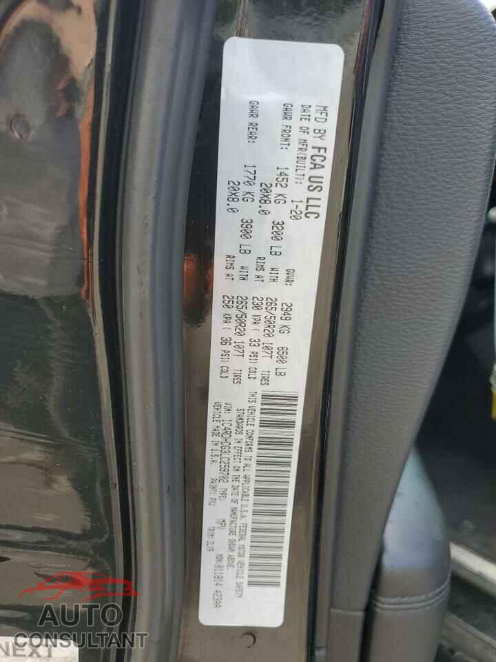 DODGE DURANGO 2020 - 1C4RDHDG3LC259702