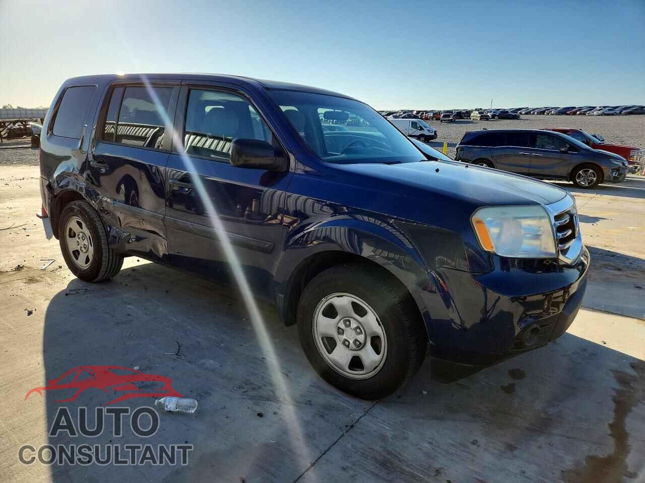 HONDA PILOT 2013 - 5FNYF3H21DB027367