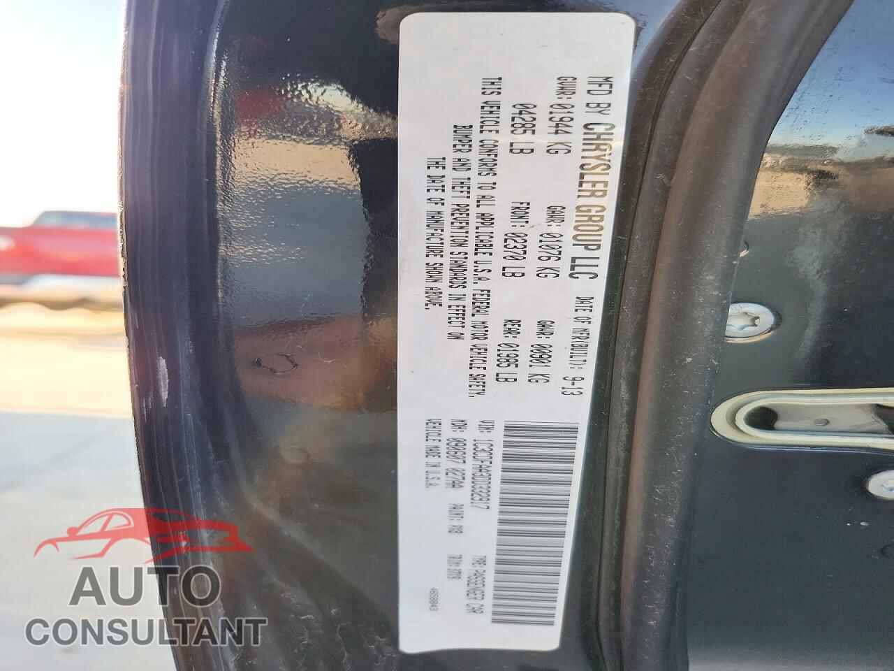 DODGE DART 2013 - 1C3CDFAA3DD332917