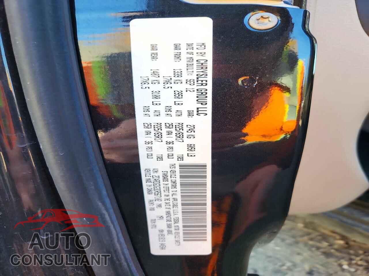 DODGE CARAVAN 2013 - 2C4RDGDG3DR567102
