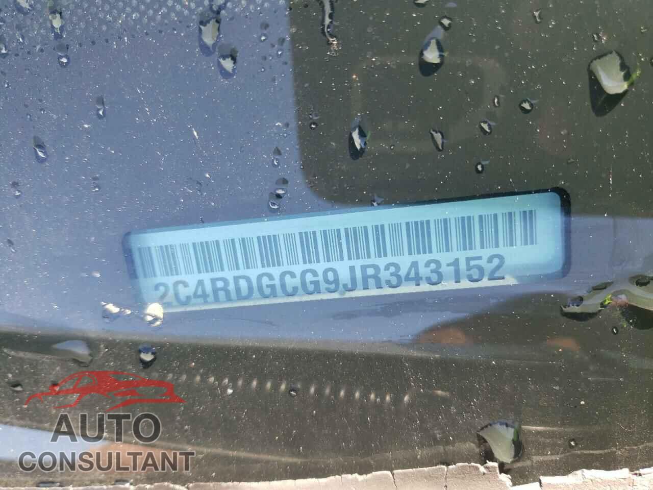 DODGE CARAVAN 2018 - 2C4RDGCG9JR343152