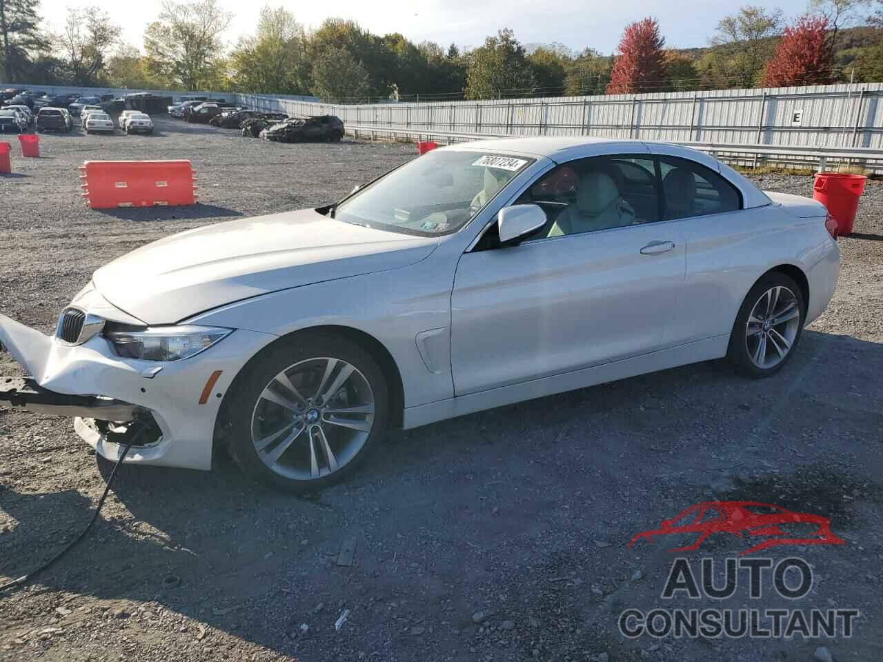 BMW 4 SERIES 2017 - WBA4U9C38H5H64435