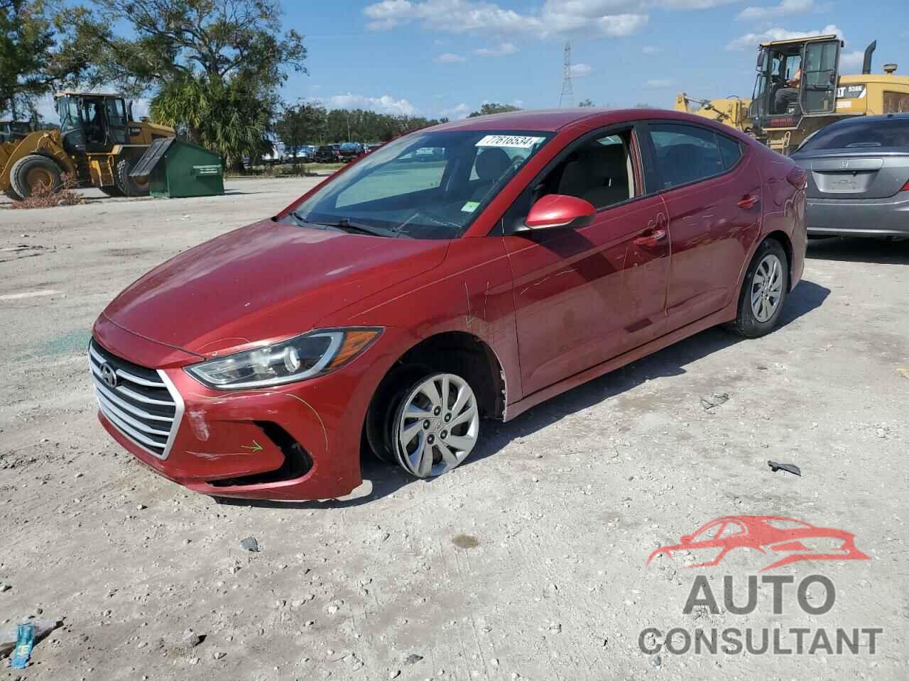 HYUNDAI ELANTRA 2017 - KMHD74LF8HU423266
