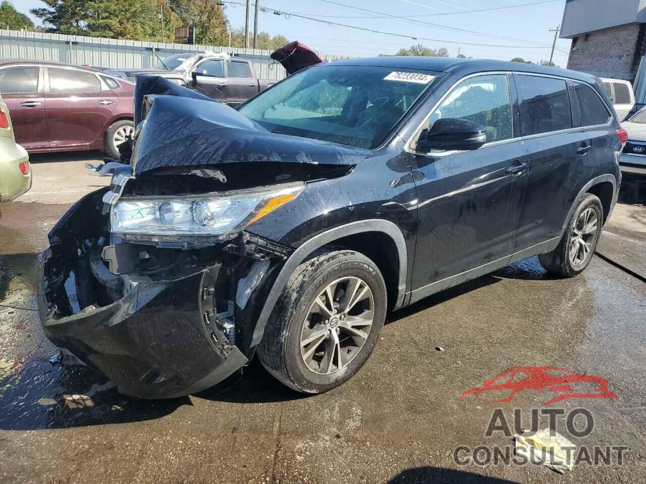 TOYOTA HIGHLANDER 2019 - 5TDZZRFH9KS360124