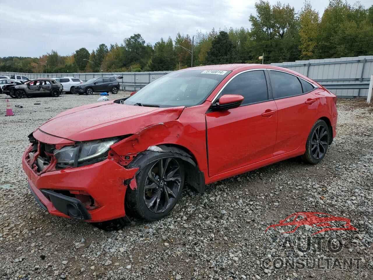 HONDA CIVIC 2019 - 2HGFC2F85KH544696