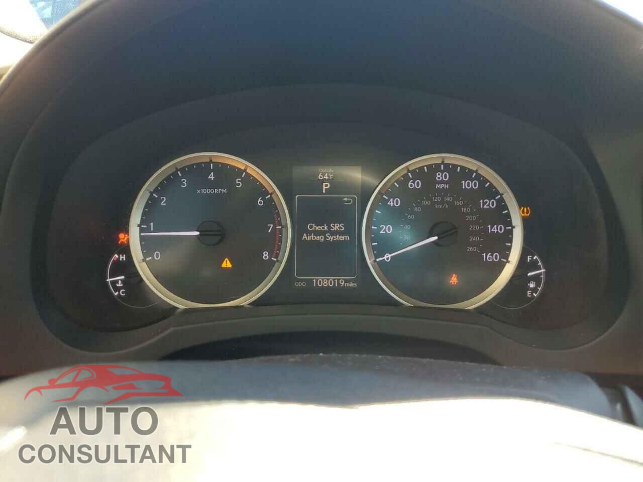 LEXUS IS 2014 - JTHBE1D27E5006365