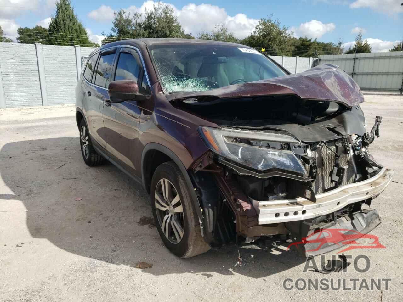 HONDA PILOT 2017 - 5FNYF5H68HB007332