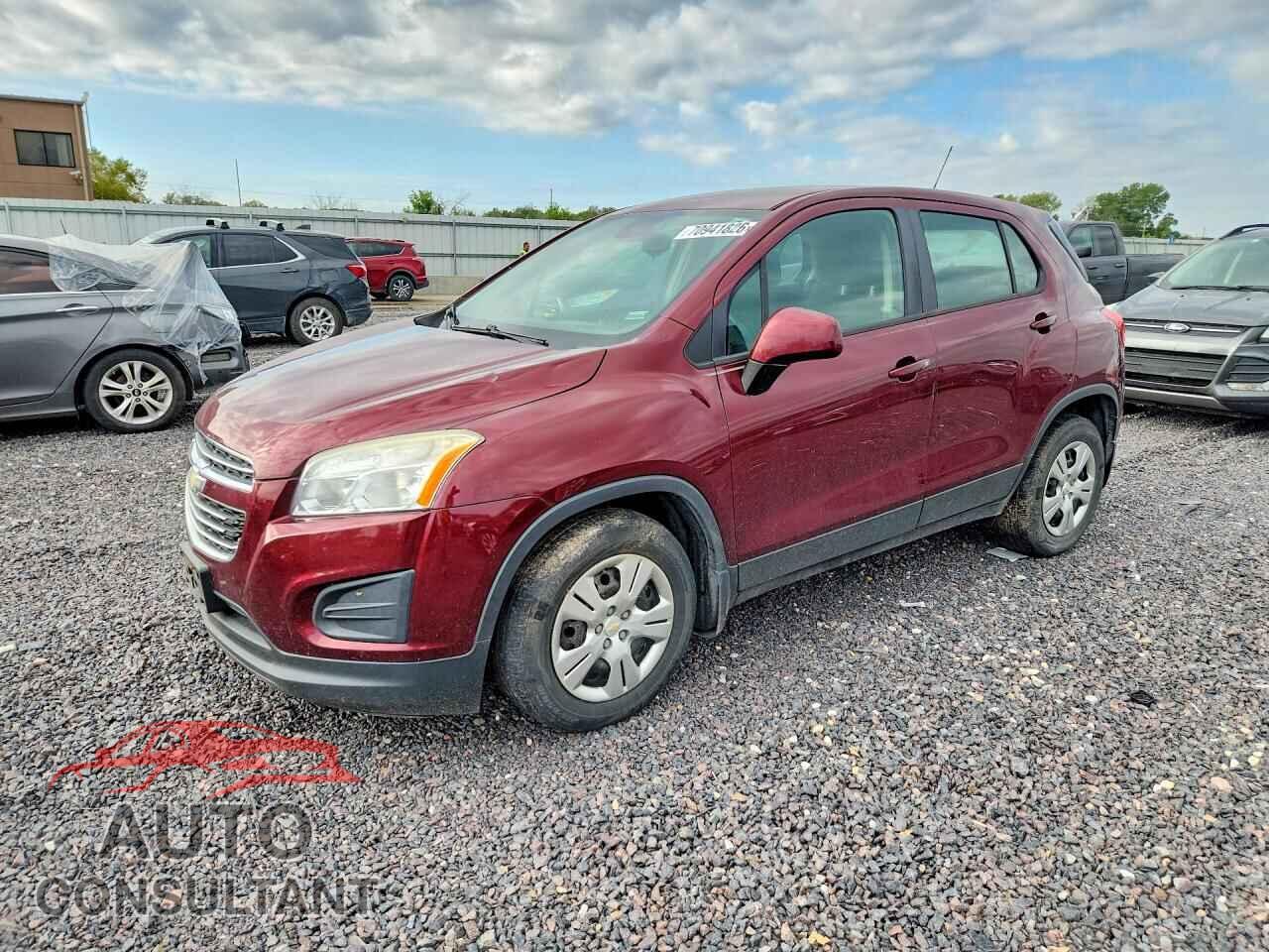CHEVROLET TRAX 2016 - 3GNCJKSB4GL135944