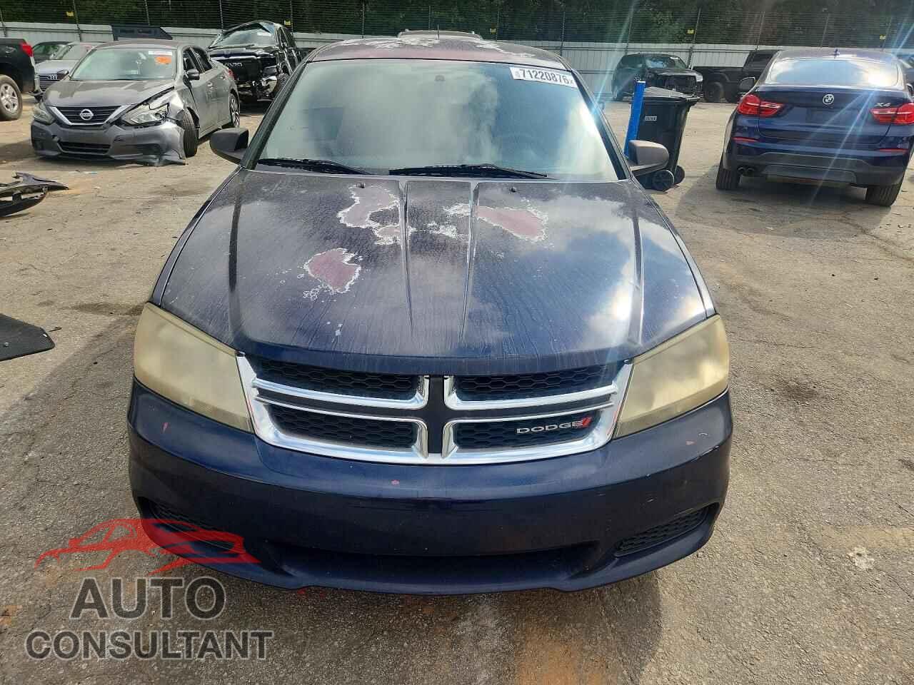DODGE AVENGER 2013 - 1C3CDZAG4DN748300