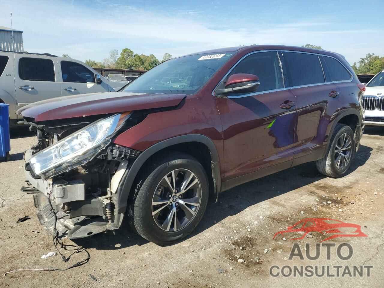TOYOTA HIGHLANDER 2019 - 5TDZZRFH8KS358977