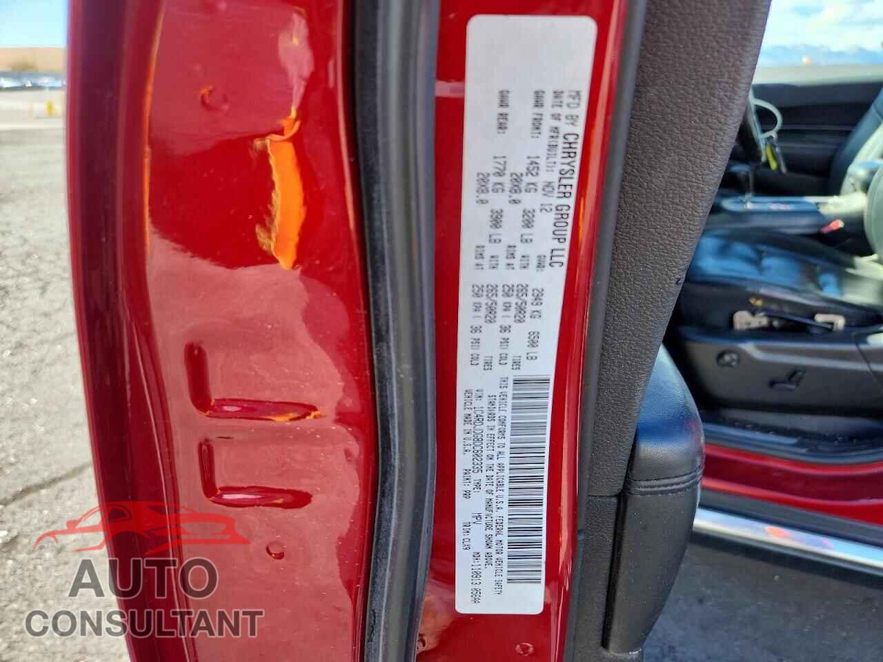 DODGE DURANGO 2013 - 1C4RDJDG8DC602335