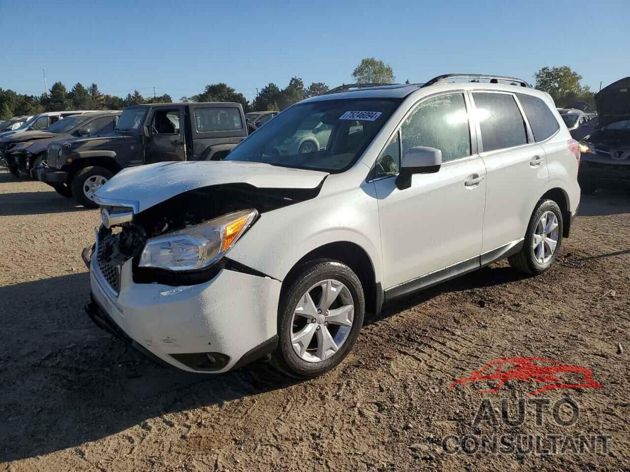 SUBARU FORESTER 2016 - JF2SJAKC3GH487517