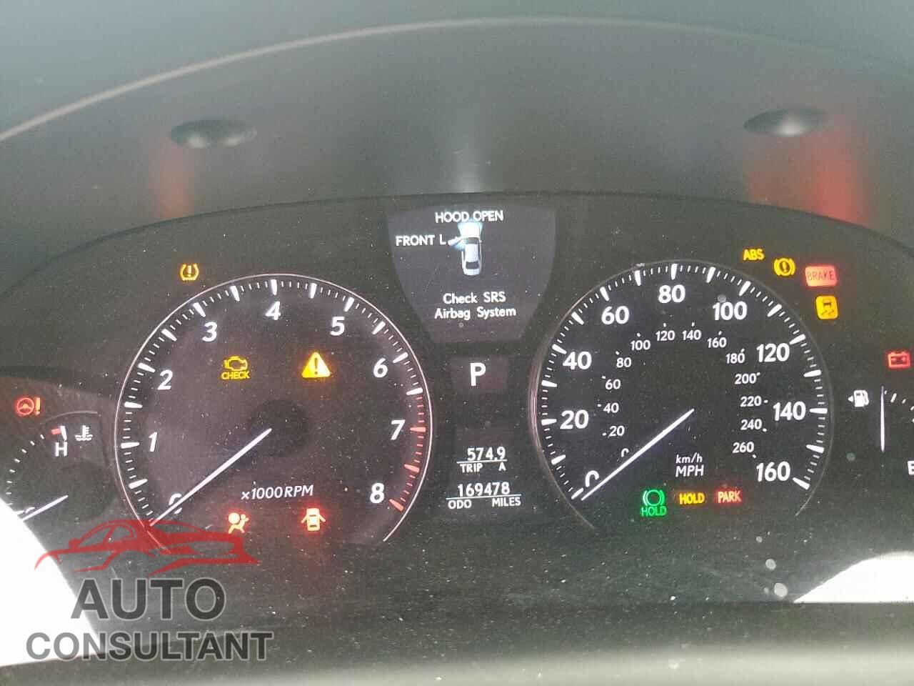 LEXUS LS460 2011 - JTHBL5EF7B5106573