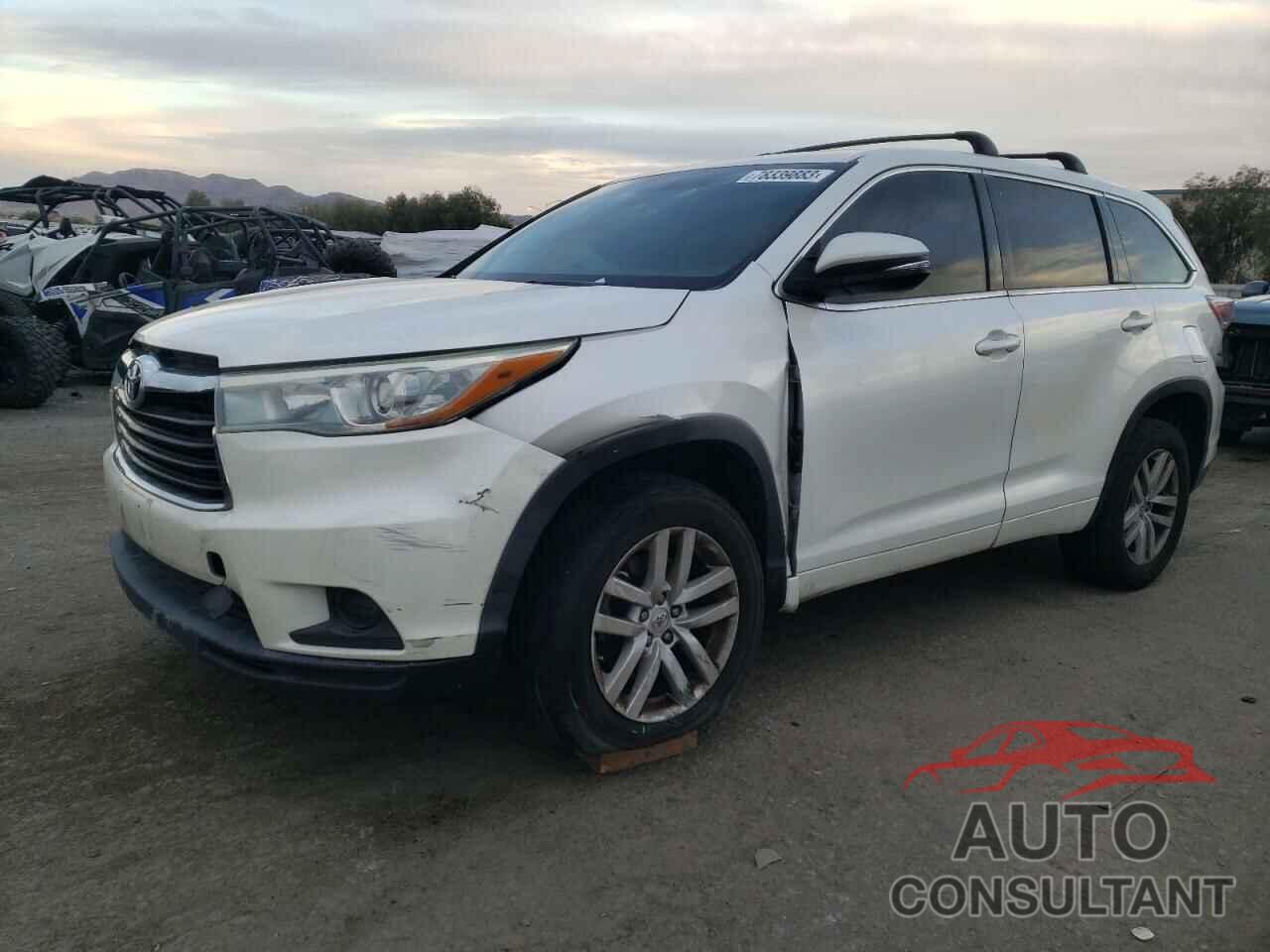 TOYOTA HIGHLANDER 2015 - 5TDZARFHXFS015276