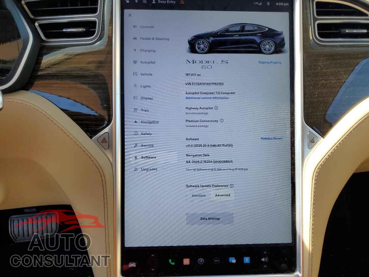 TESLA MODEL S 2014 - 5YJSA1S1XEFP62150