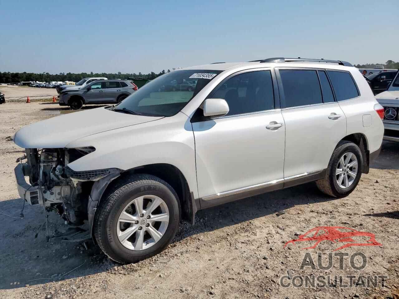 TOYOTA HIGHLANDER 2012 - 5TDZK3EH9CS089327