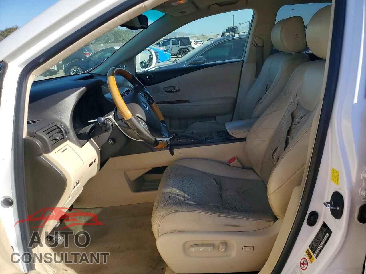 LEXUS RX350 2010 - 2T2BK1BA5AC063435