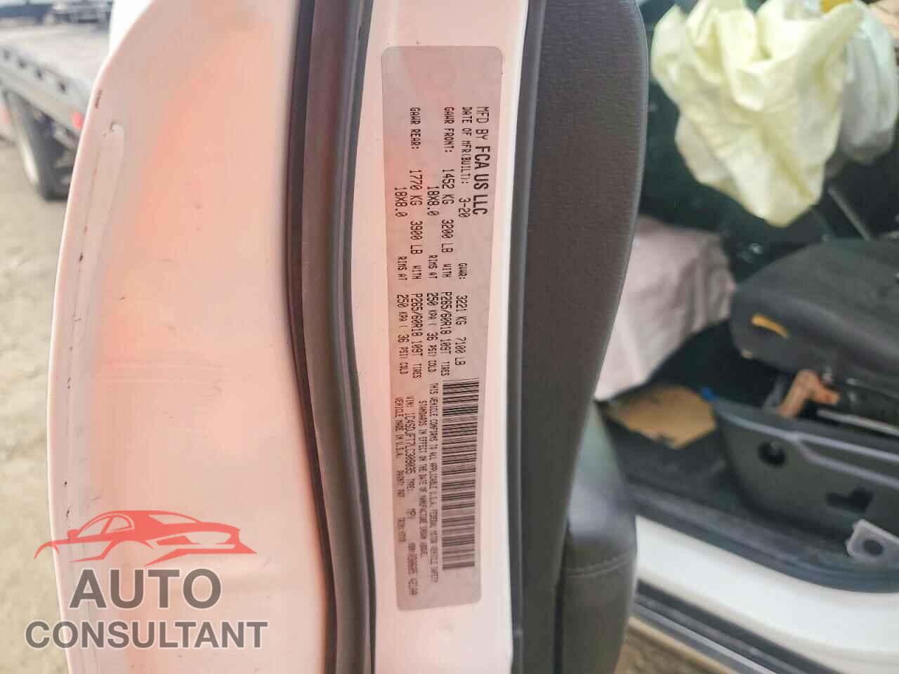 DODGE DURANGO 2020 - 1C4SDJFT7LC309035