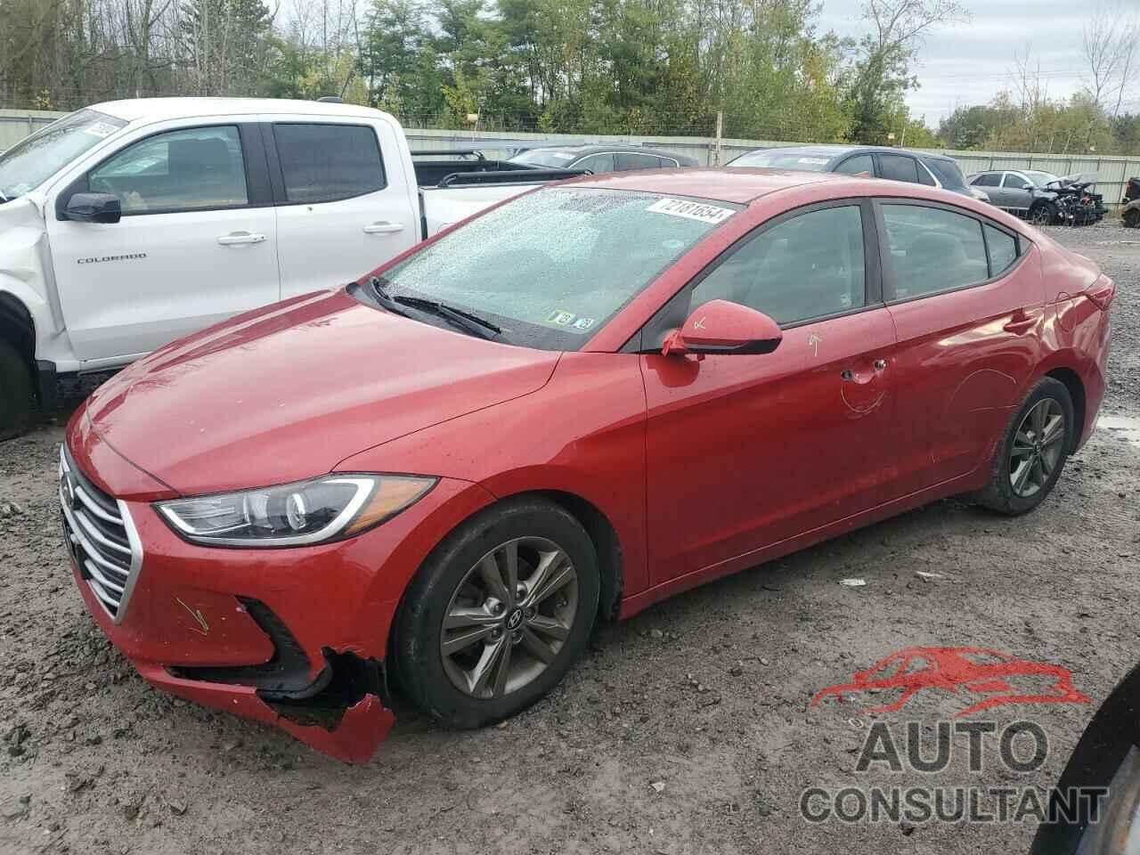 HYUNDAI ELANTRA 2018 - 5NPD84LF6JH343563