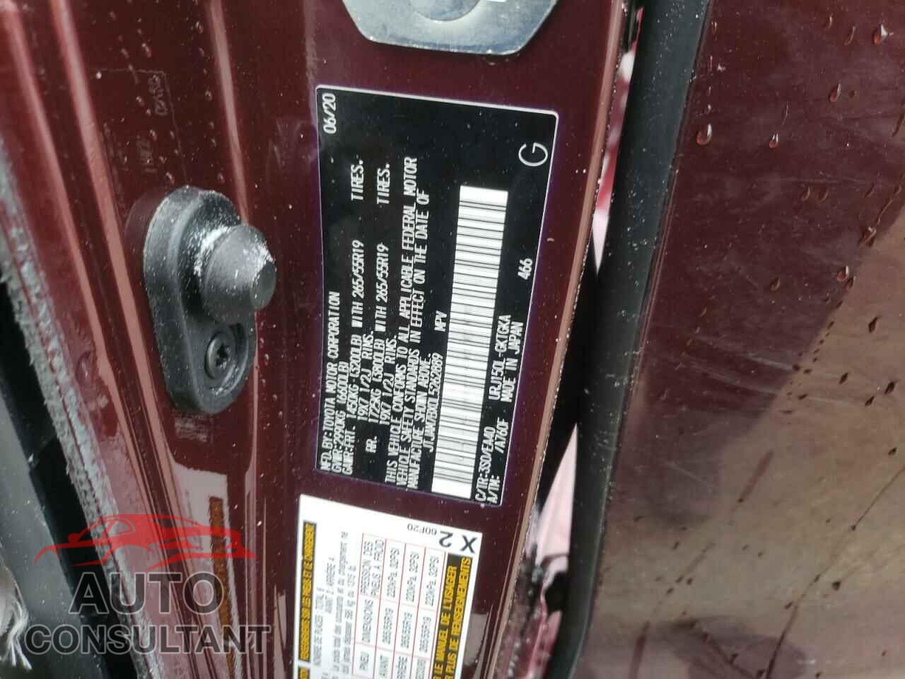 LEXUS GX 2020 - JTJAM7BX0L5262889