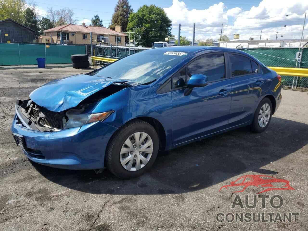 HONDA CIVIC 2012 - 19XFB2F5XCE083273