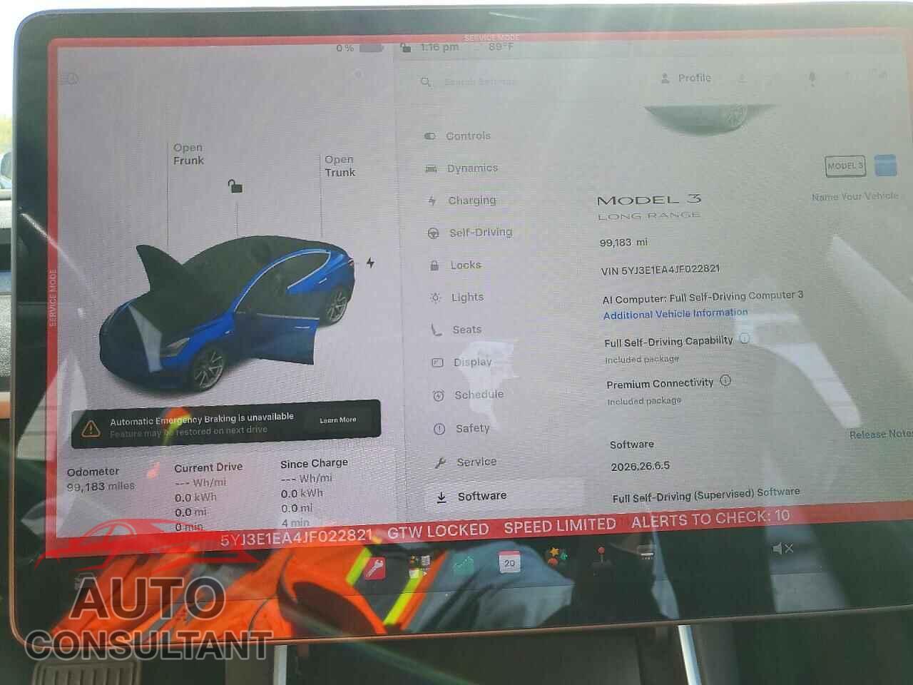 TESLA MODEL 3 2018 - 5YJ3E1EA4JF022821