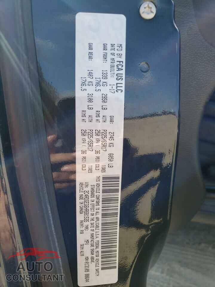 DODGE CARAVAN 2017 - 2C4RDGEG6HR681535
