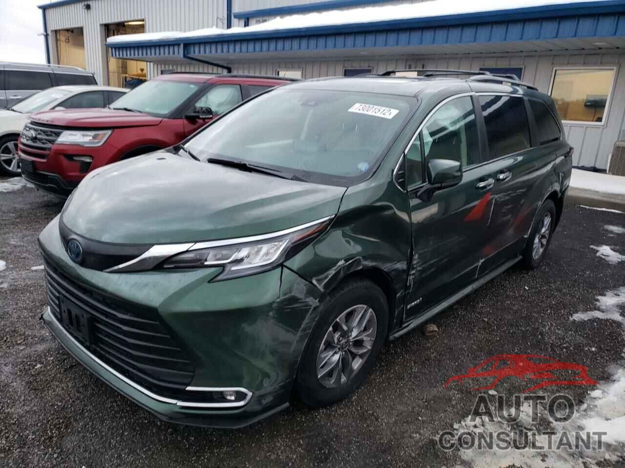 TOYOTA SIENNA 2021 - 5TDJSKFC3MS027031