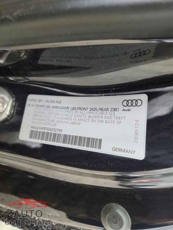 AUDI A5 2014 - WAULFAFR7EA072755