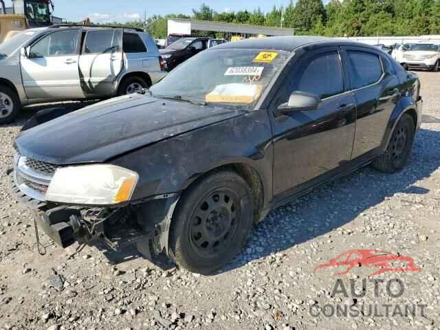 DODGE AVENGER 2012 - 1C3CDZAG2CN314648