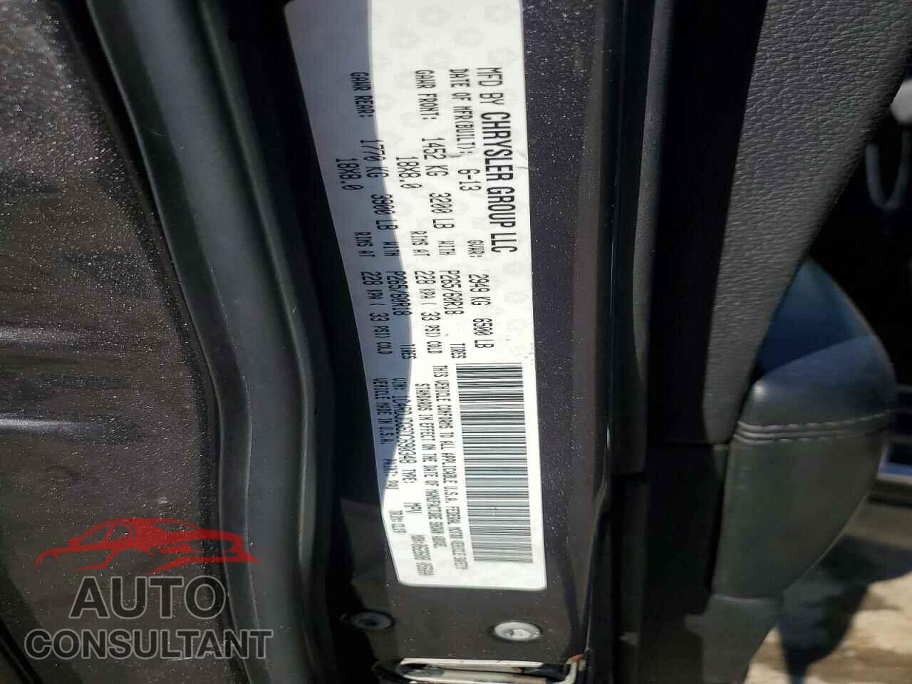 DODGE DURANGO 2013 - 1C4RDJDG6DC690348