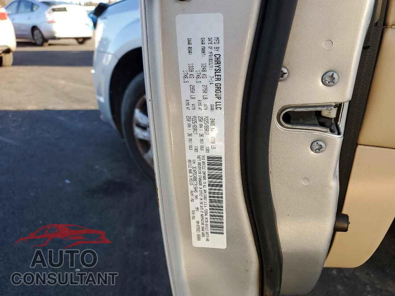 DODGE JOURNEY 2014 - 3C4PDCAB8ET315045