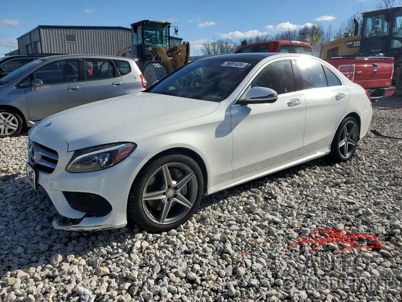 MERCEDES-BENZ C-CLASS 2016 - WDDWF4KB6GR124266