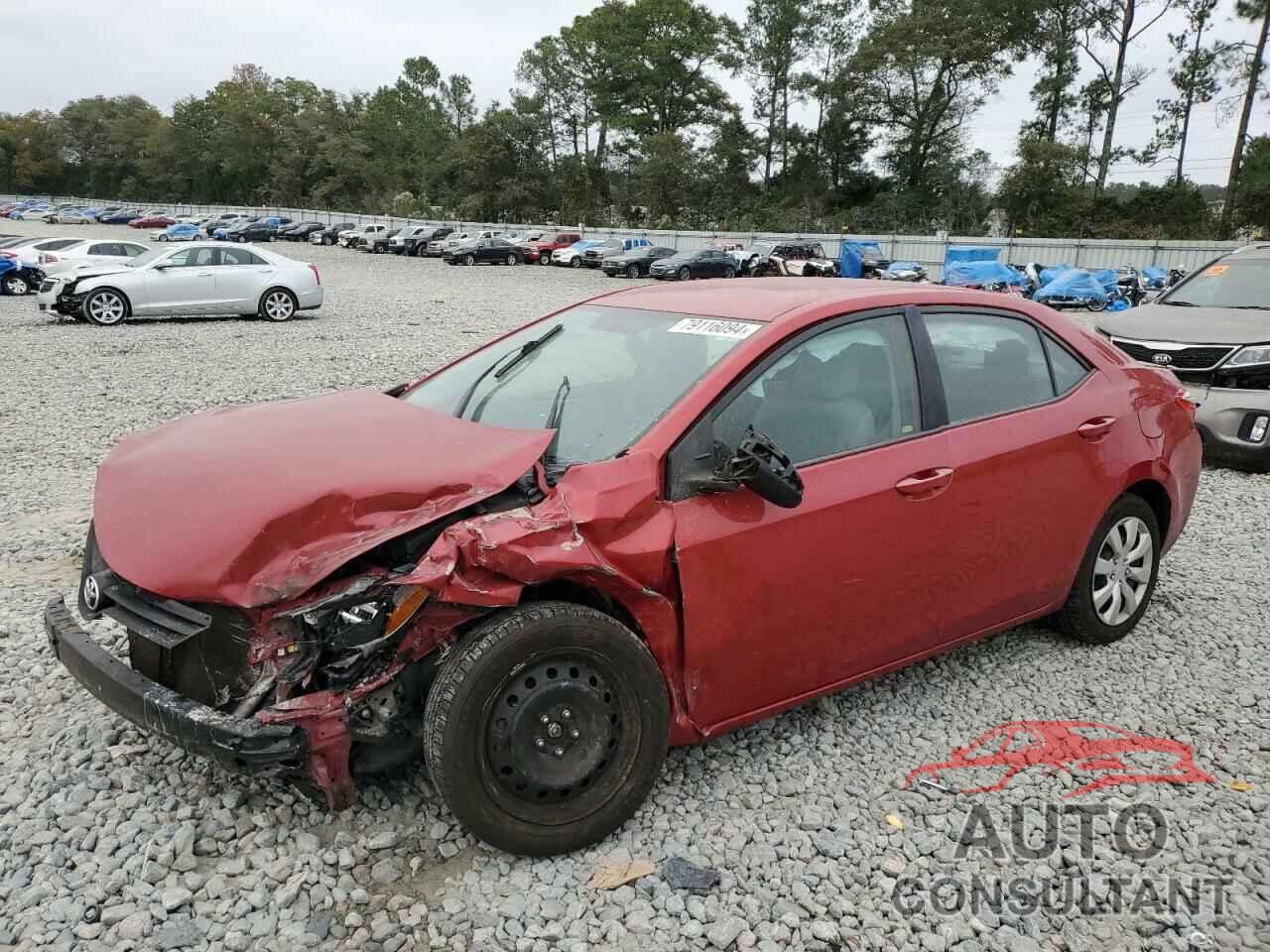 TOYOTA COROLLA 2015 - 2T1BURHE3FC465856