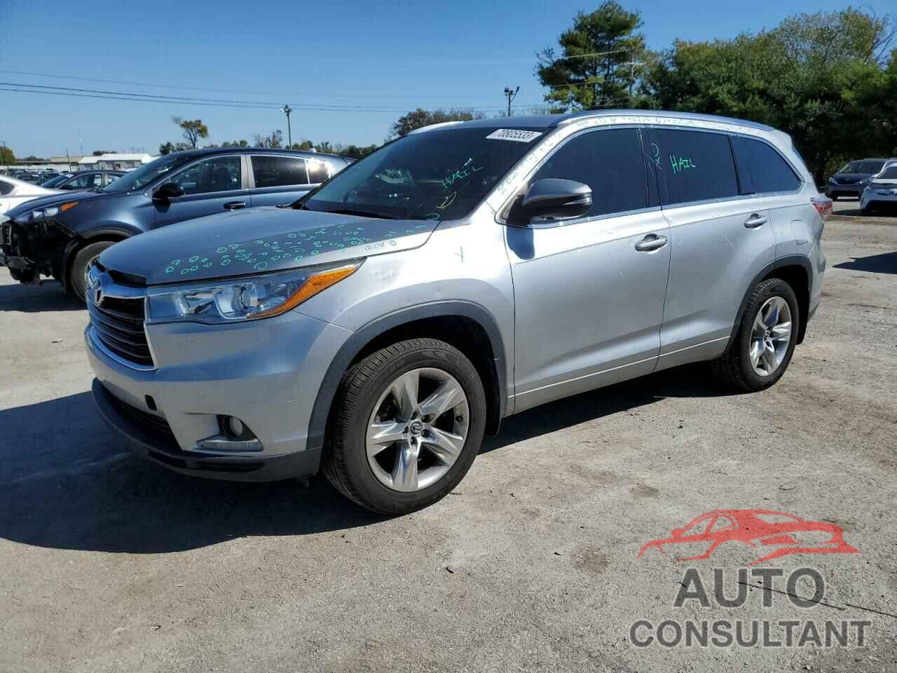 TOYOTA HIGHLANDER 2016 - 5TDDKRFH5GS318720