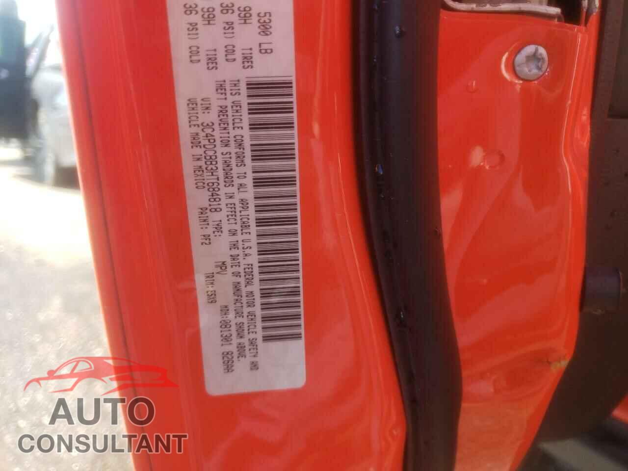 DODGE JOURNEY 2017 - 3C4PDCBB3HT684818