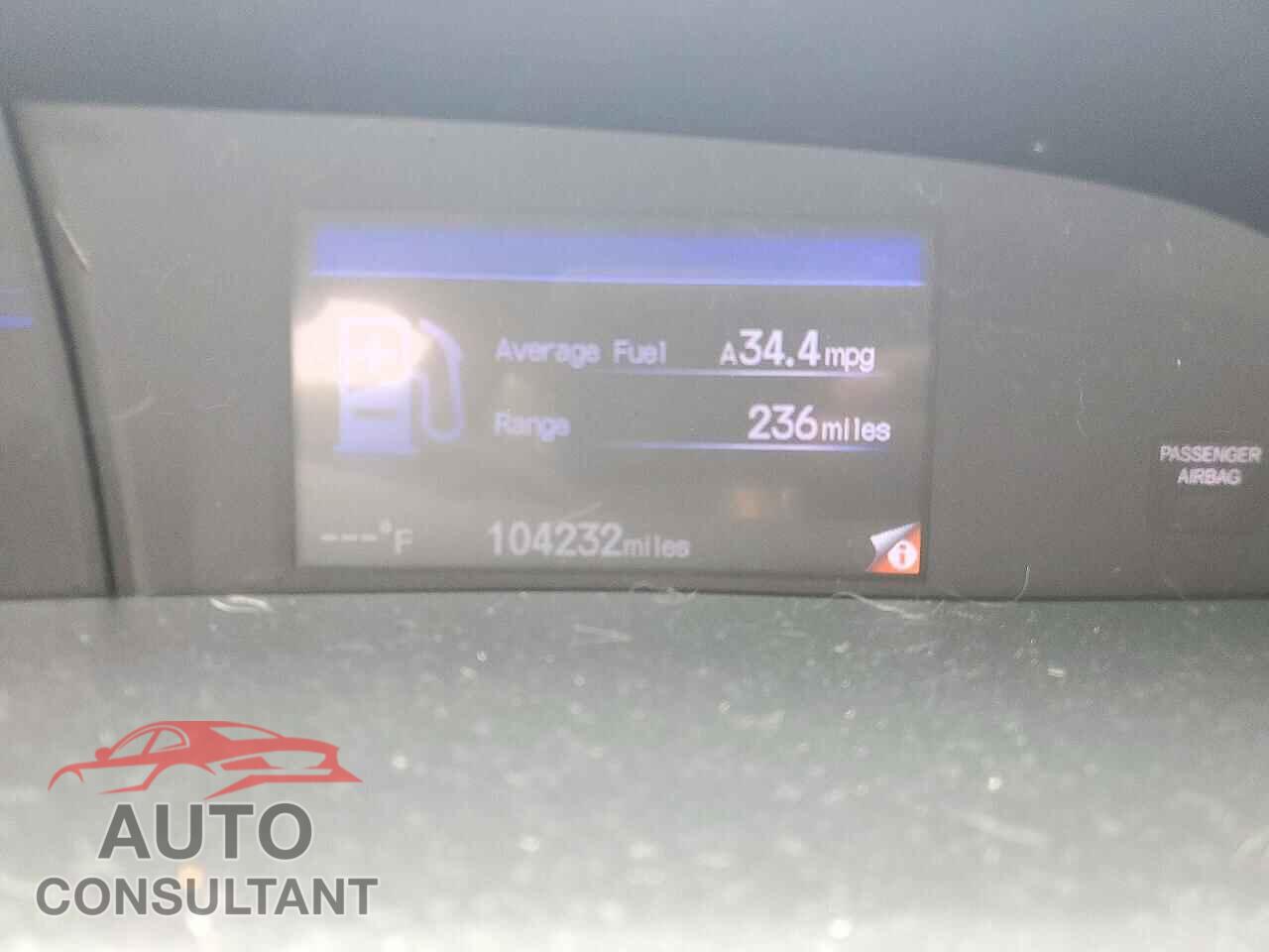 HONDA CIVIC 2012 - JHMFB4F24CS010011