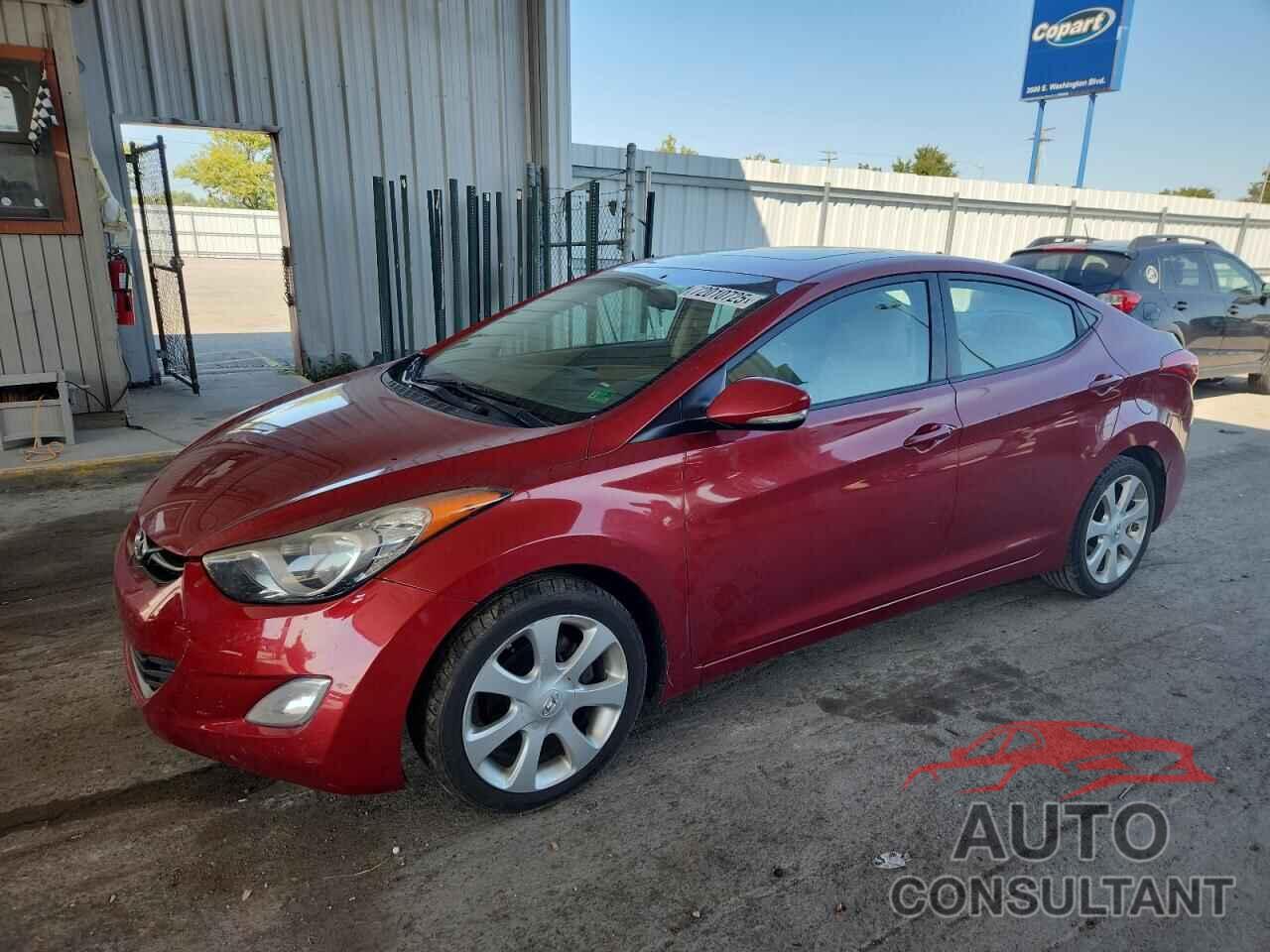 HYUNDAI ELANTRA 2011 - KMHDH4AE6BU105239