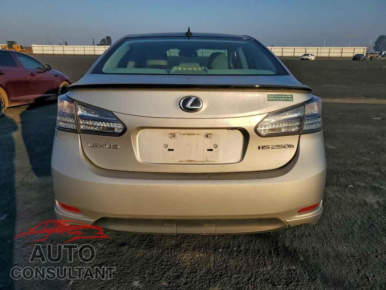 LEXUS HS 2010 - JTHBB1BA1A2016243