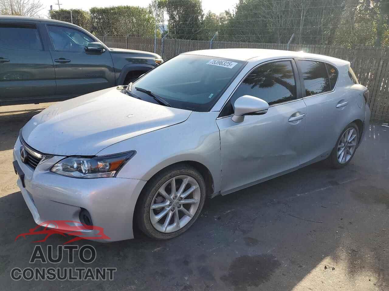LEXUS CT 200 2012 - JTHKD5BH4C2113955