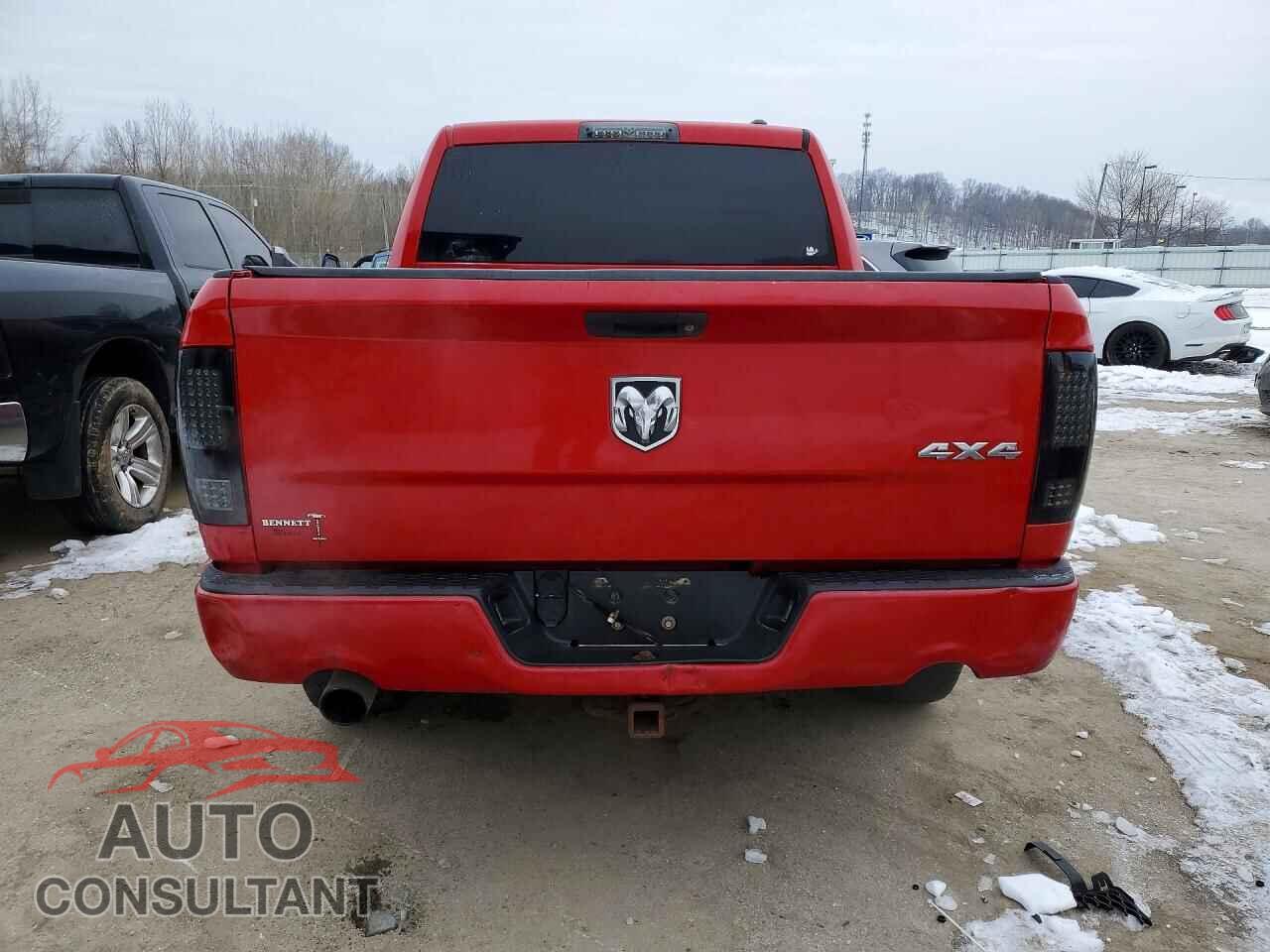 DODGE RAM 1500 2012 - 1C6RD7KT4CS199808