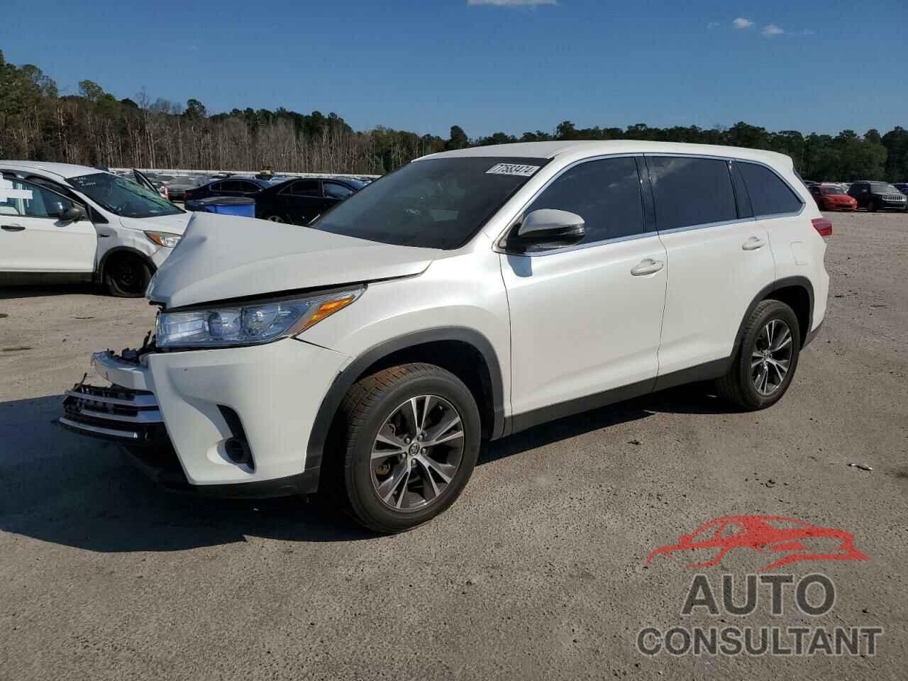 TOYOTA HIGHLANDER 2019 - 5TDZARFH3KS055516