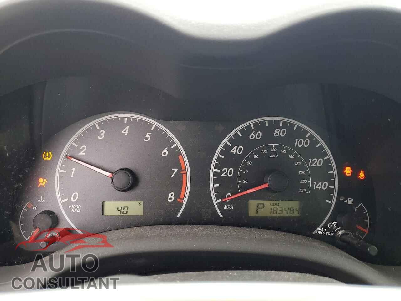 TOYOTA COROLLA 2010 - 2T1BU4EE4AC323645