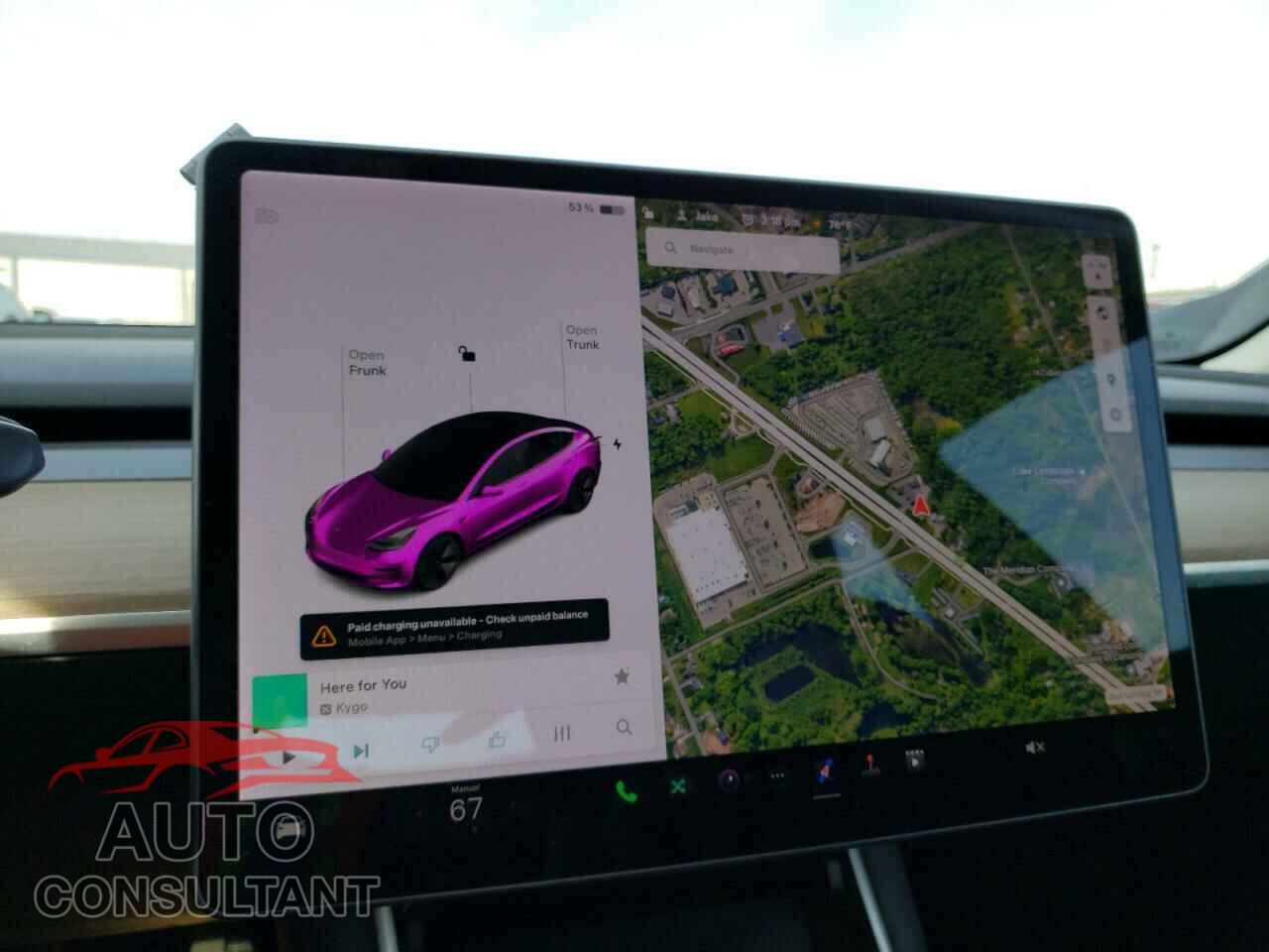 TESLA MODEL 3 2019 - 5YJ3E1EB5KF361307