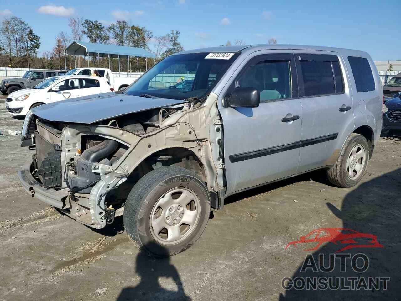 HONDA PILOT 2012 - 5FNYF3H27CB019255