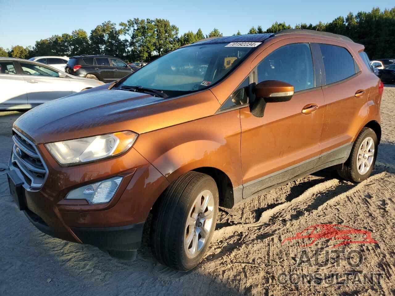 FORD ECOSPORT 2018 - MAJ3P1TEXJC200654