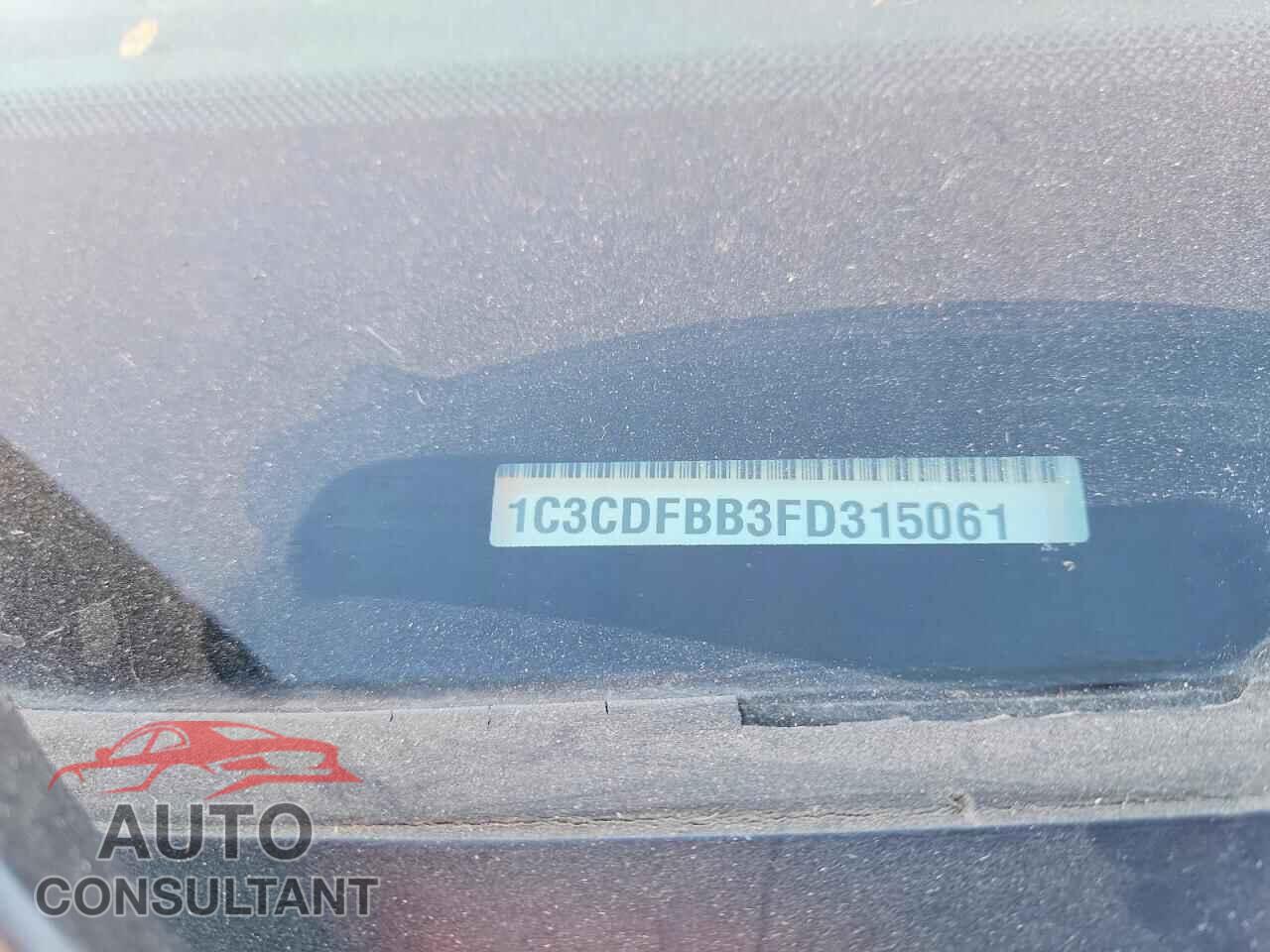 DODGE DART 2015 - 1C3CDFBB3FD315061