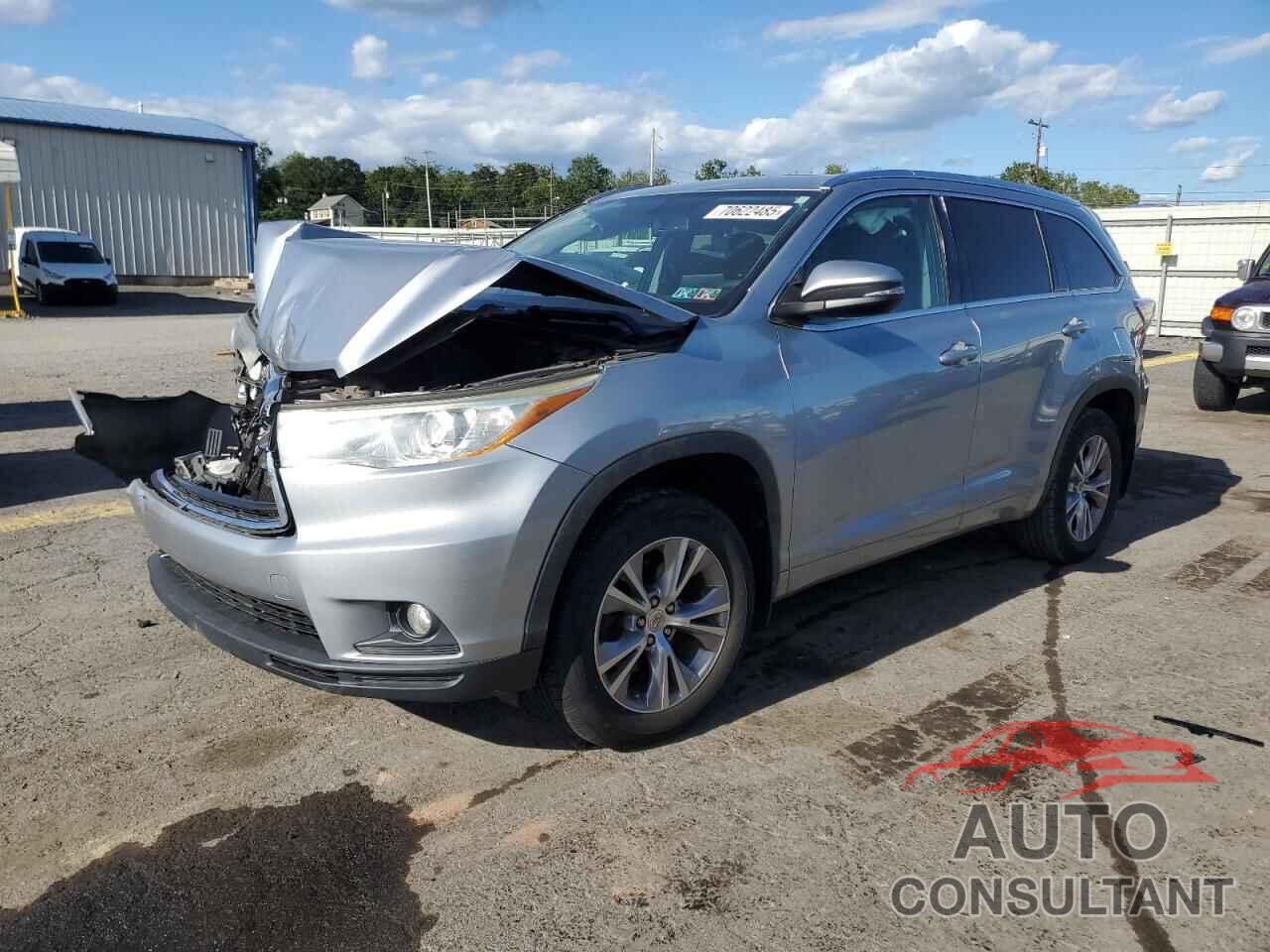 TOYOTA HIGHLANDER 2015 - 5TDJKRFH0FS086013